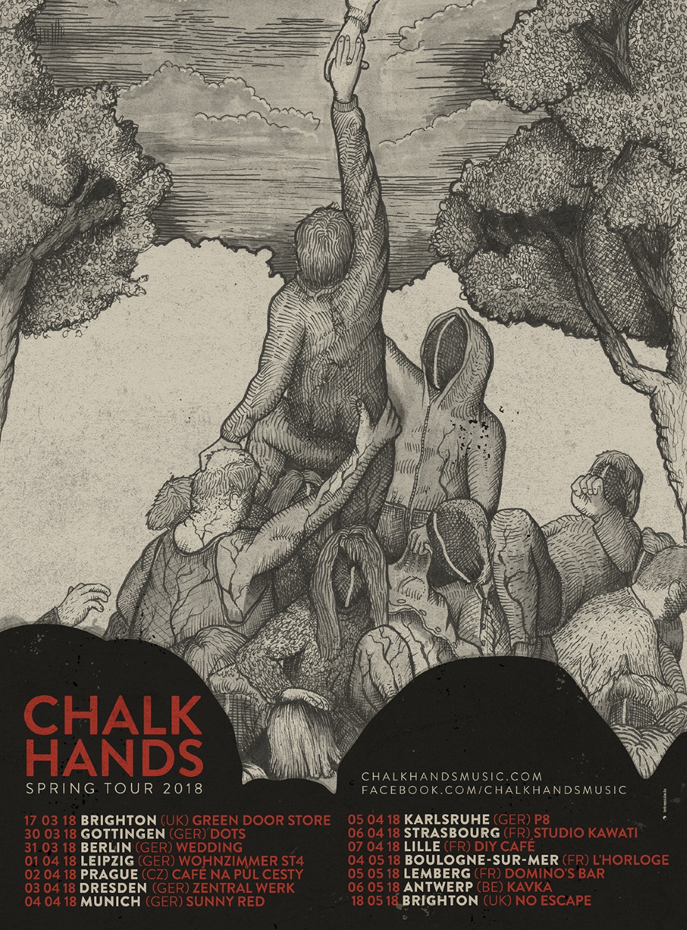 CHALK HANDS tour