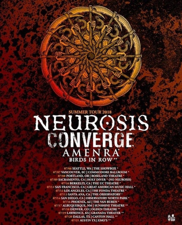 BIRDS IN ROW with NEUROSIS