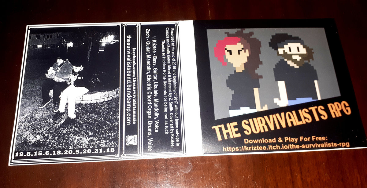 THE SURVIVALISTS cover cd