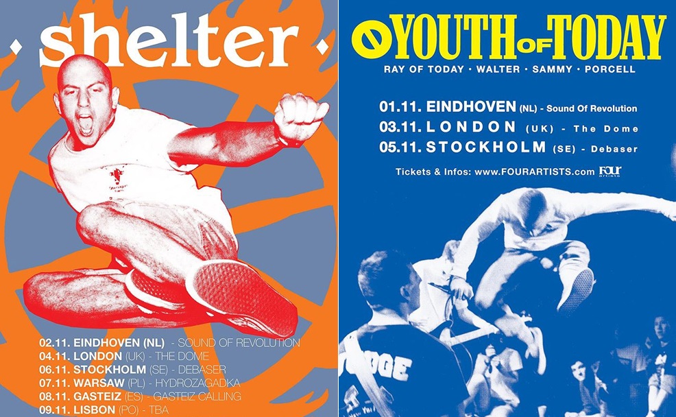 SHELTER & YOUTH OF TODAY touring