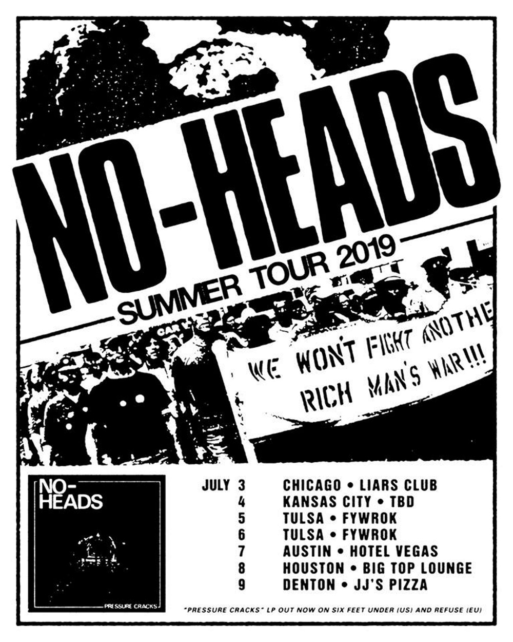 NO HEADS tour