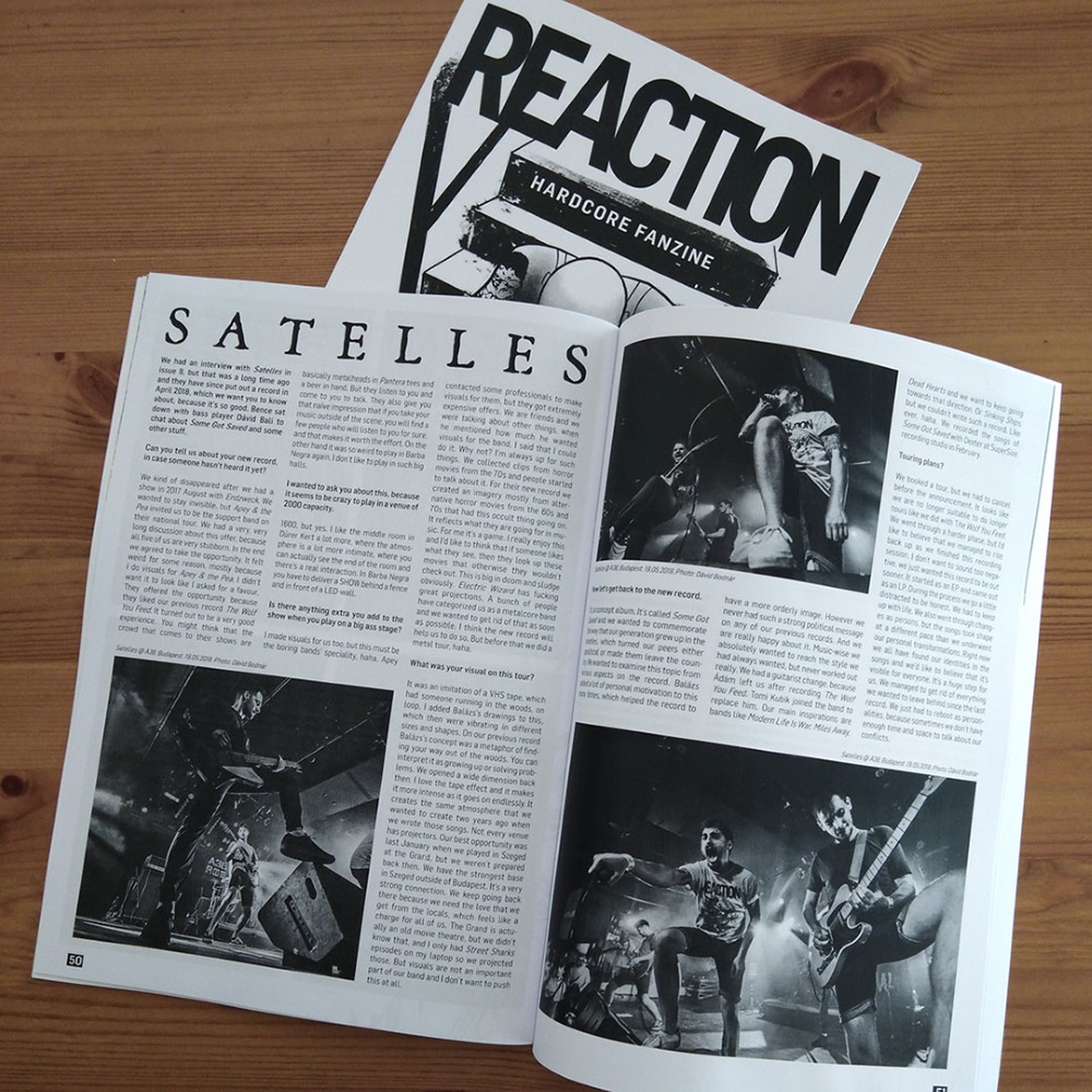 REACTION hardcore fanzine #11