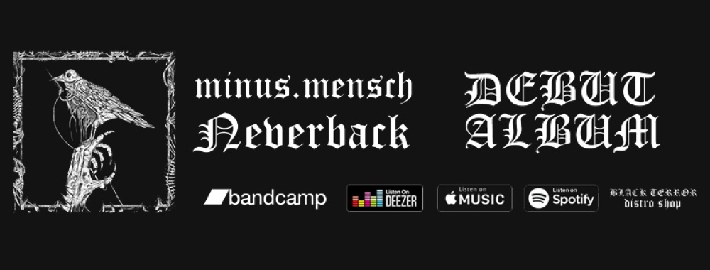 minus.mensch debut LP cover promo