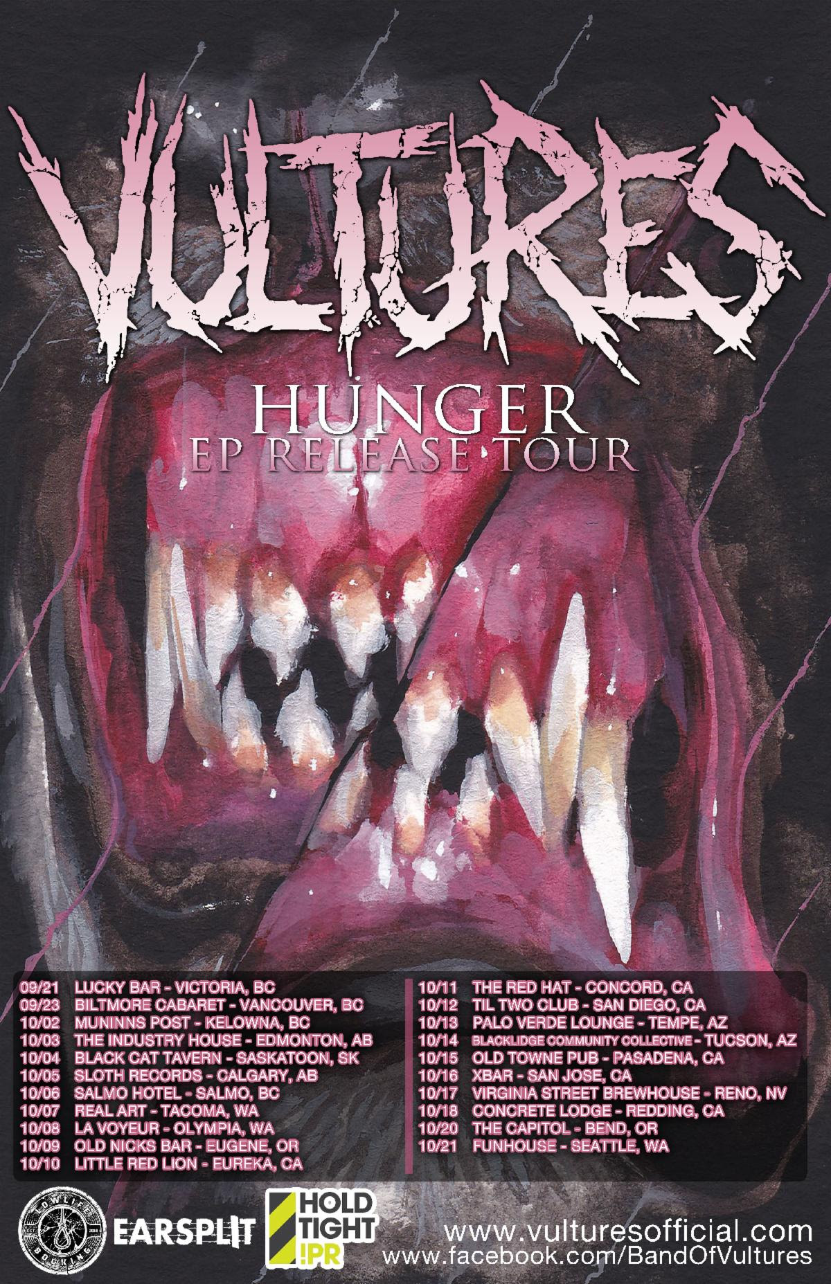 VULTURES tour dates