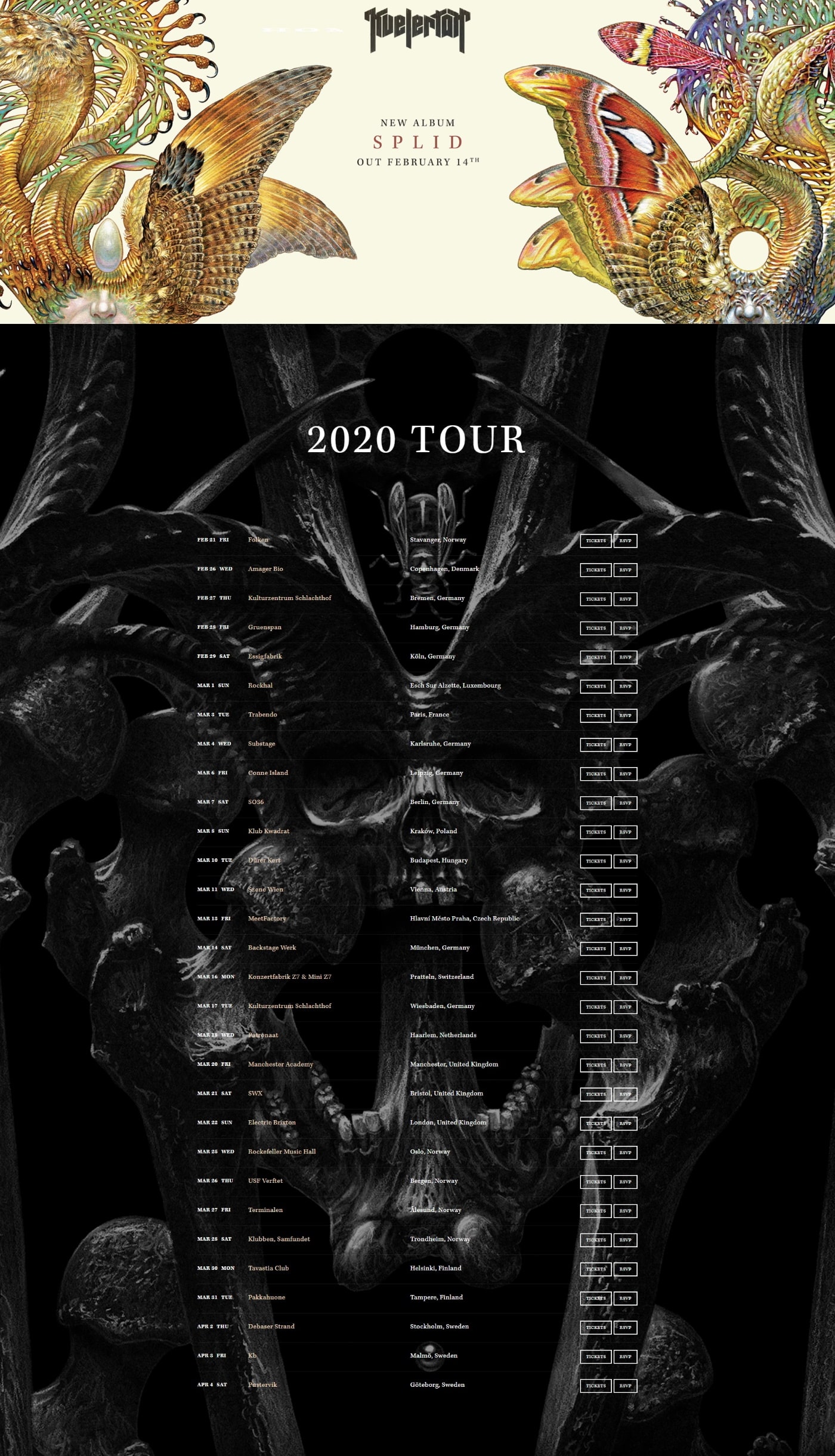 KVELERTAK tour dates