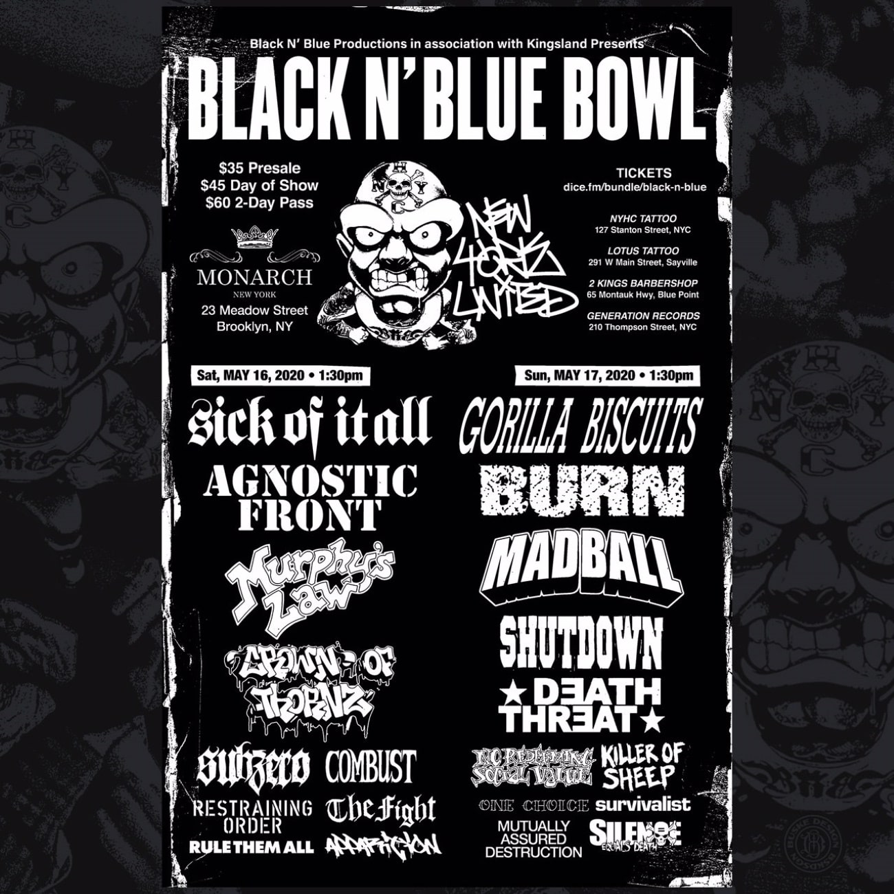 Black n Blue Bowl 2020