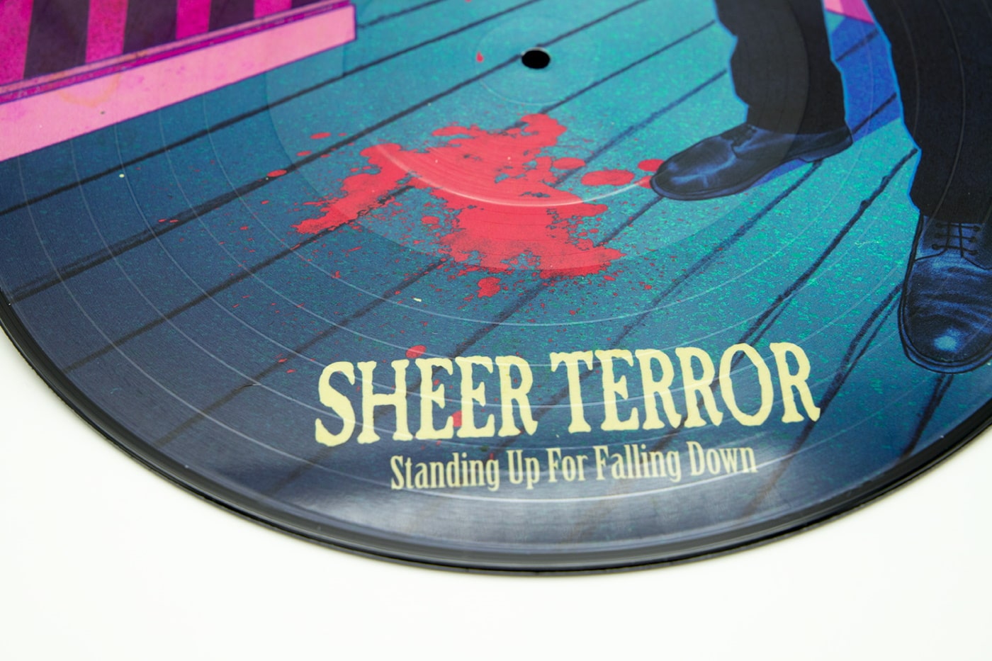 SHEER TERROR “Standing Up For Falling Down” Picture Disc 12″ vinyl, “Rose” Edition