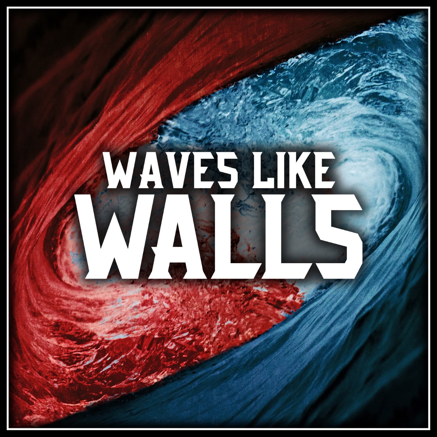 WAVES LIKE WALLS art
