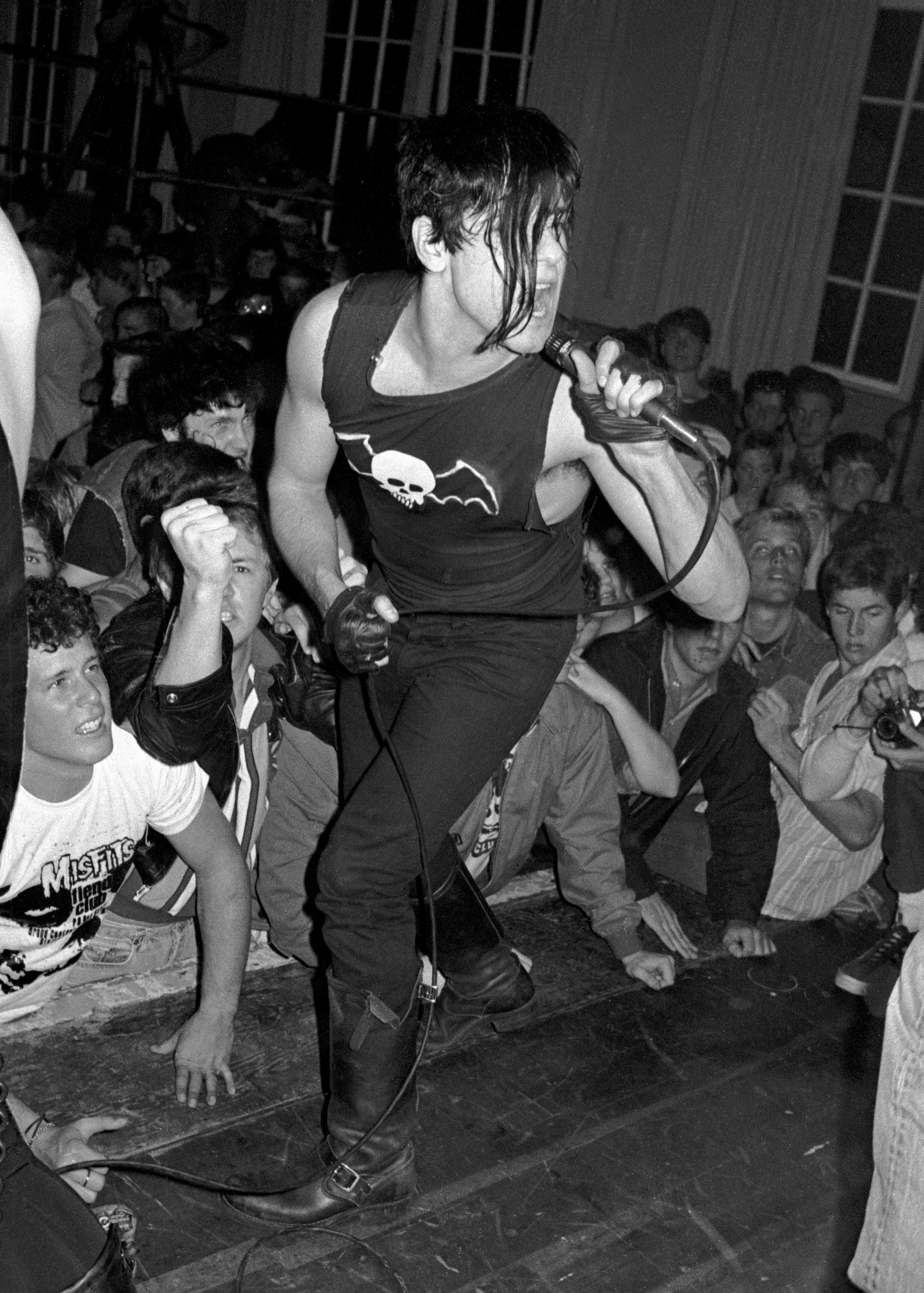 Misfits, Glen Danzig. Goleta Community Center 1-21-1983