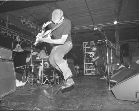 Fugazi live at Masquerade, Atlanta, GA, 3.29.96 - photo by Molly Stevens