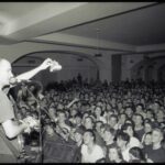 Fugazi live at Sacred Heart Church, Washington, D.C., 2.15.91 - photo by Bert Queiroz