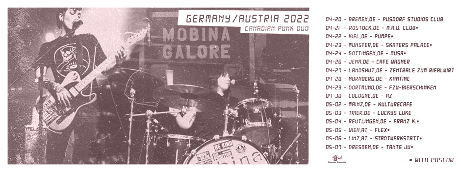 Mobina Galore tour dates