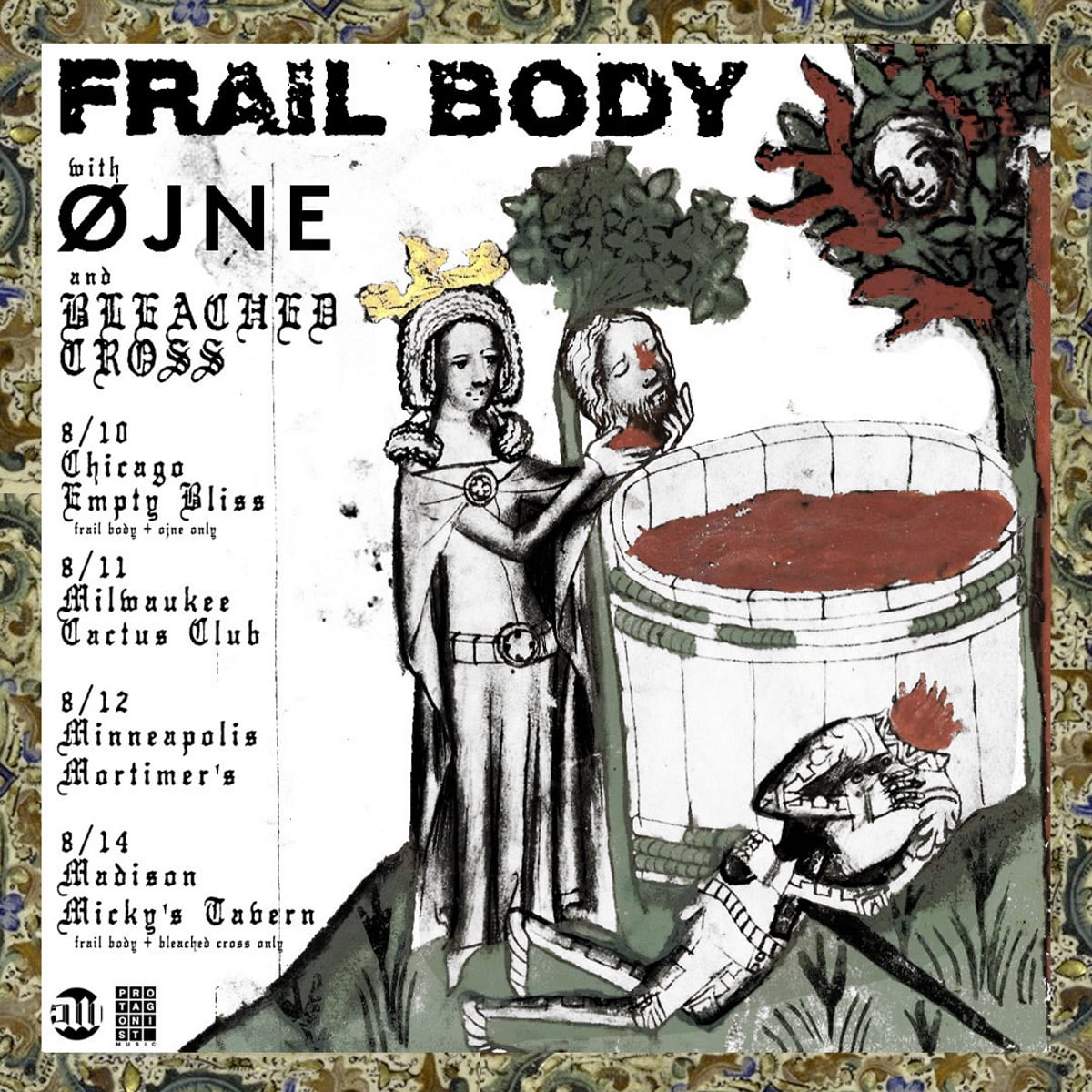 Frail Body tour dates