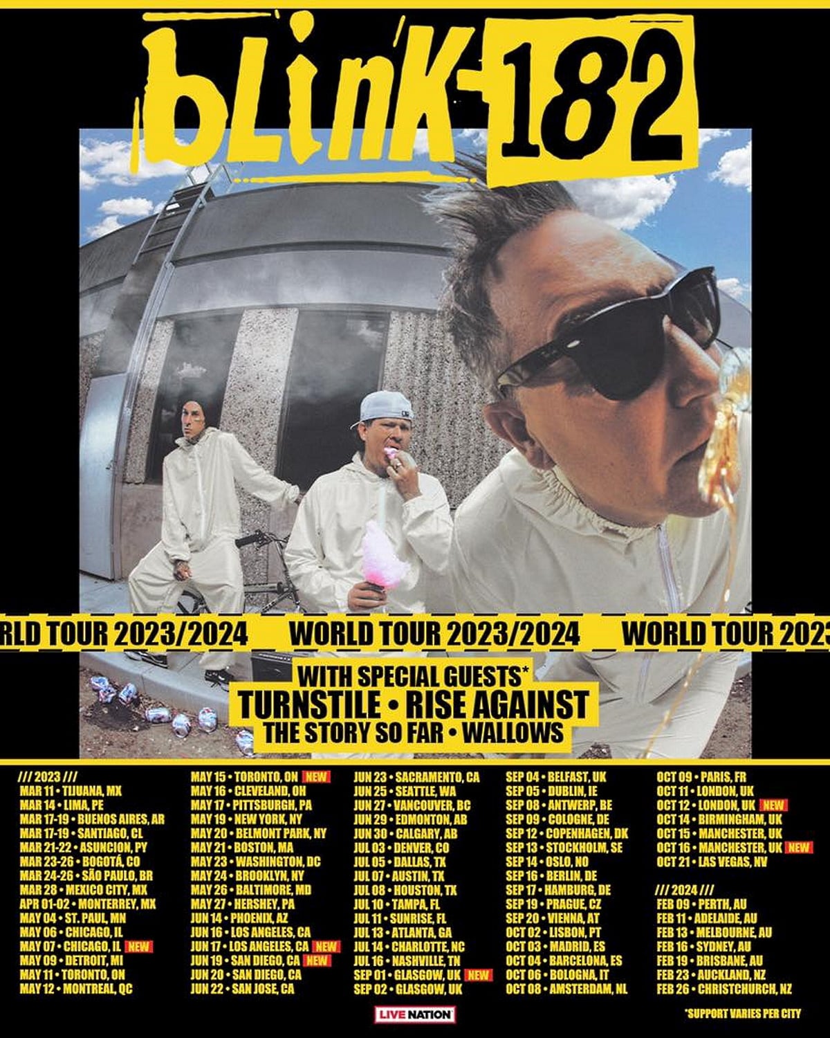BLINK tour dates