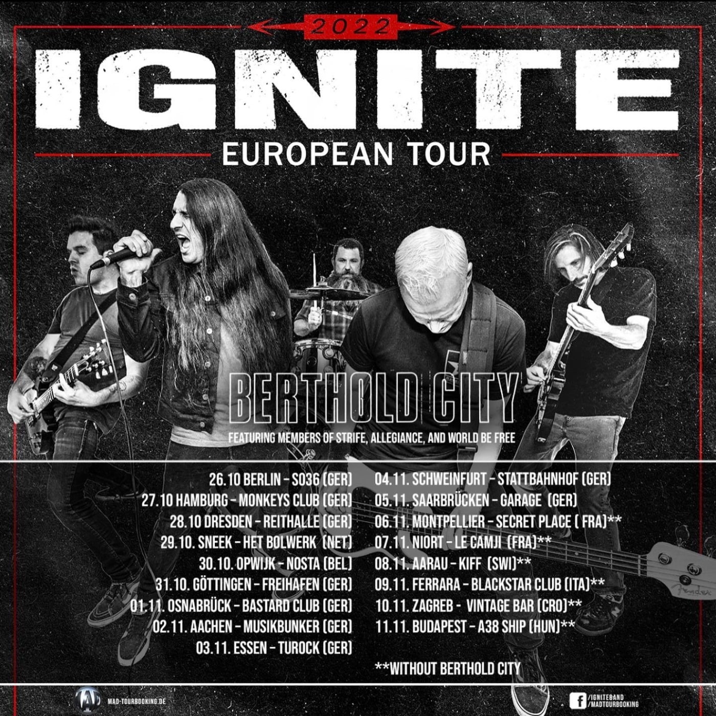 Ignite tour Europe