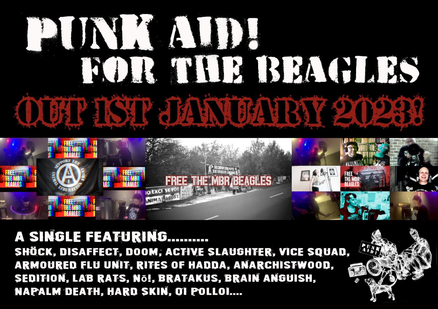 Punk Aid Solidarity with the Beagles 