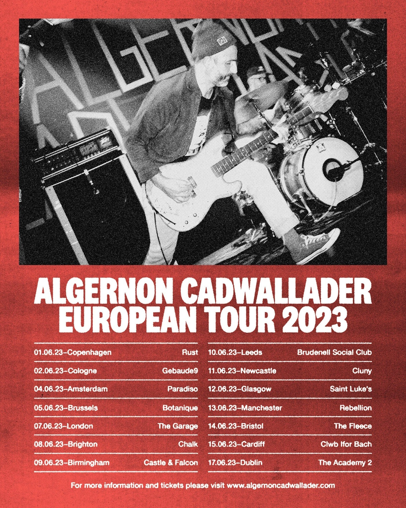 Algernon Cadwallader a Philadelphia based emo revival band European tour min