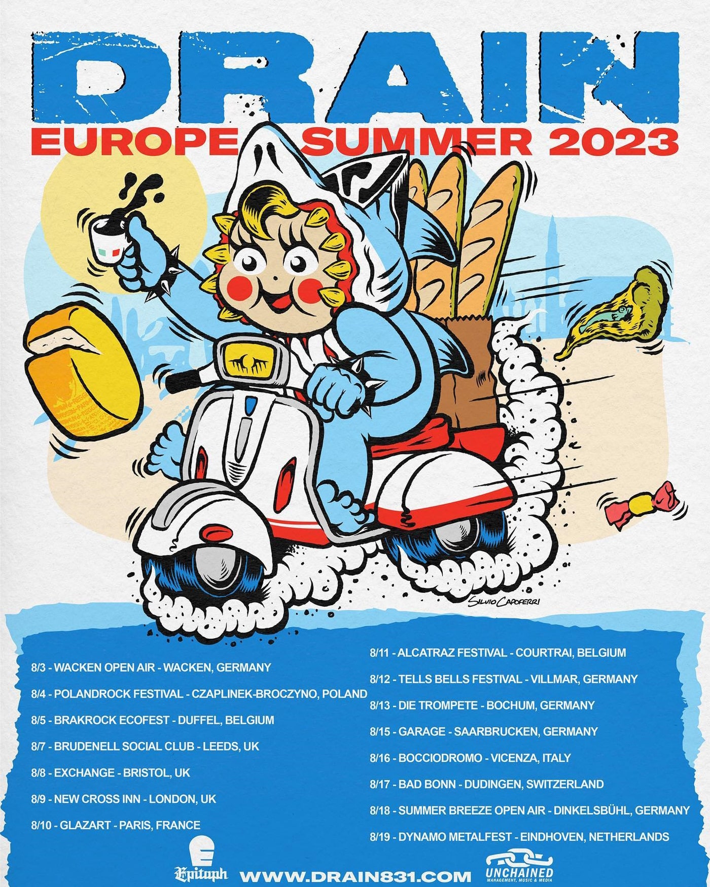DRAIN European tour