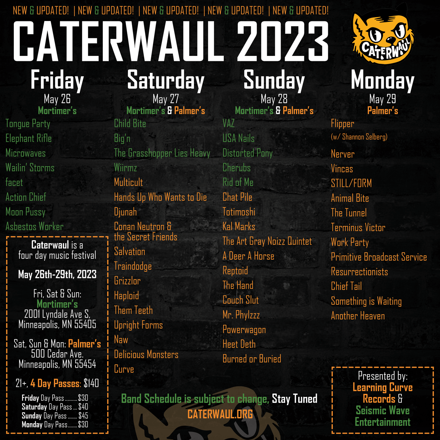 Caterwaul new lineup