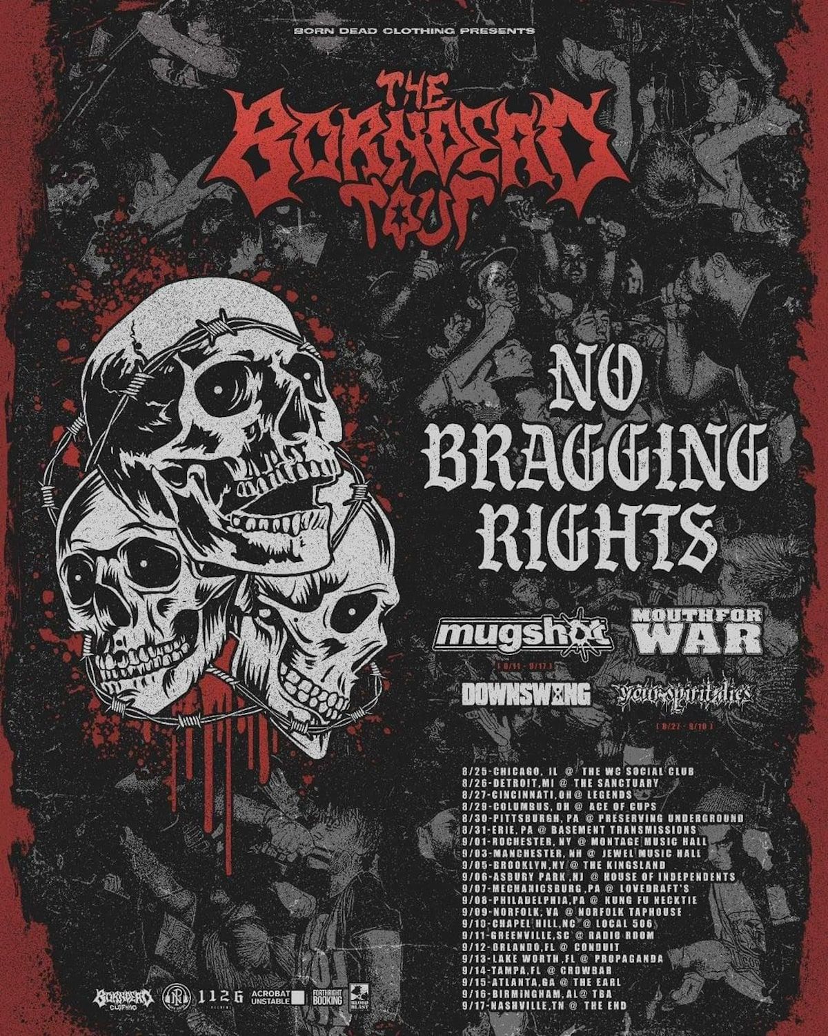 Mouth for War tour dates