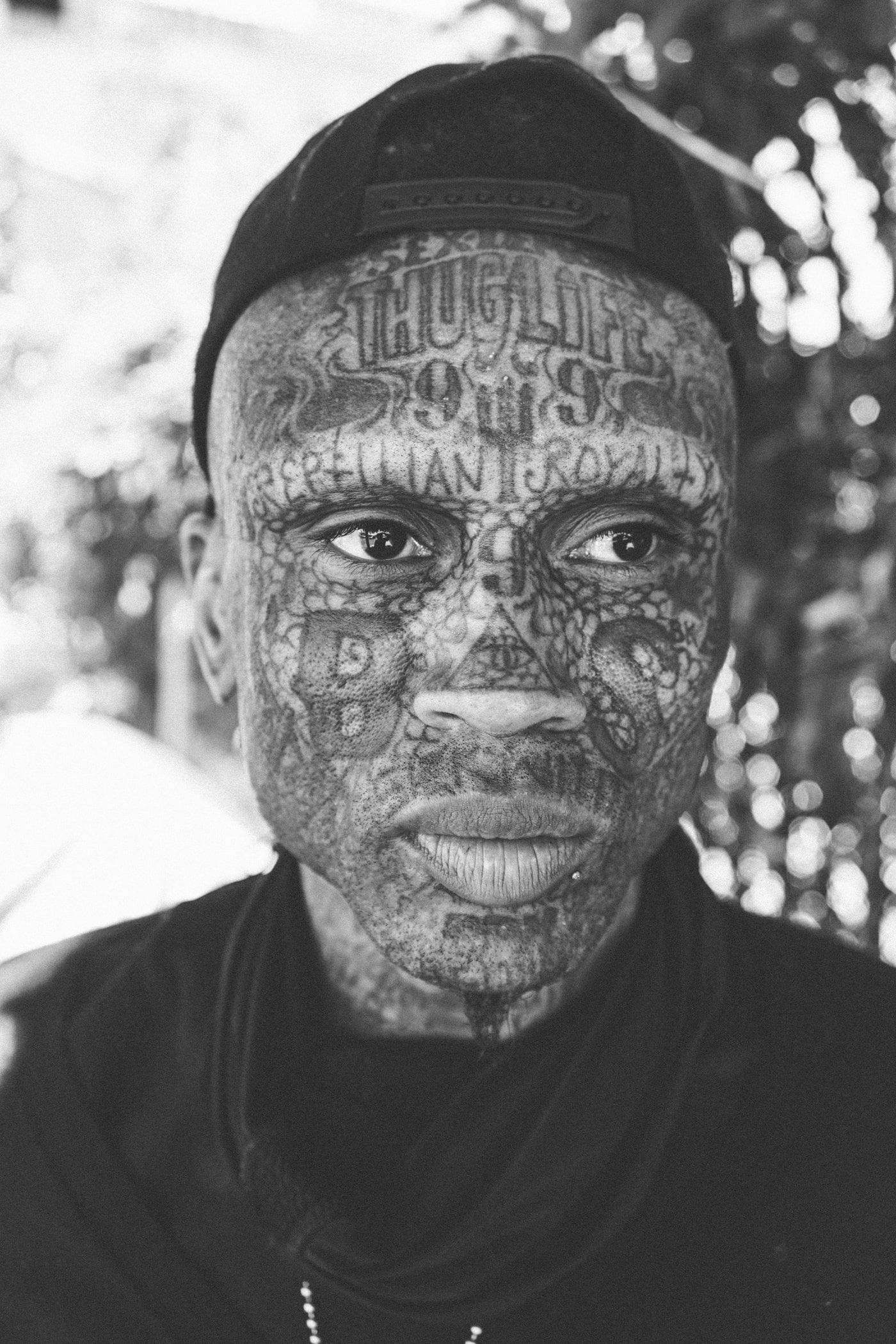 Thug Life Face Tattoos