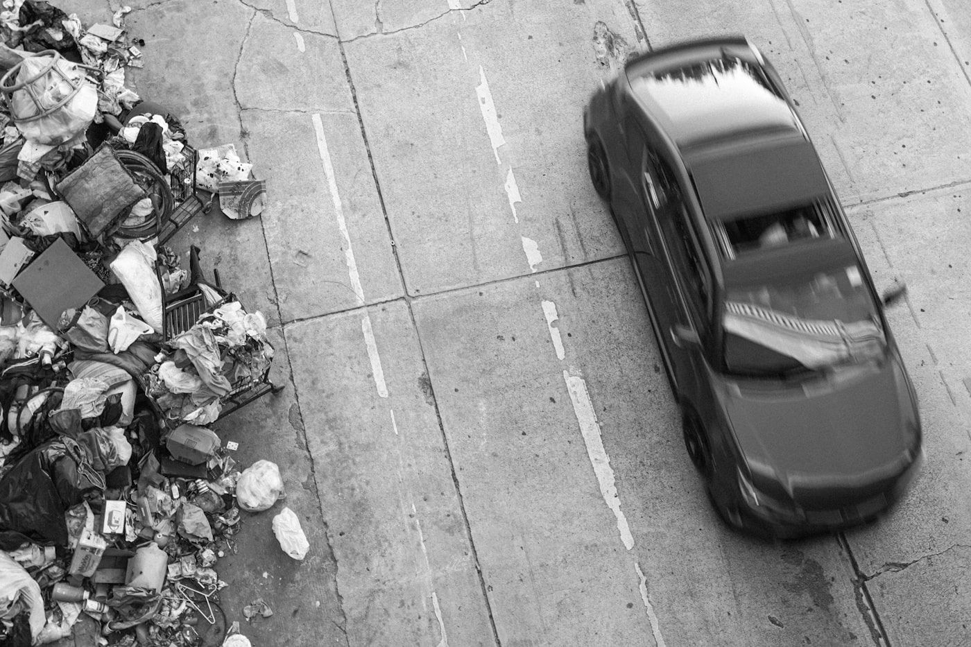 Trash and Cars in L.A