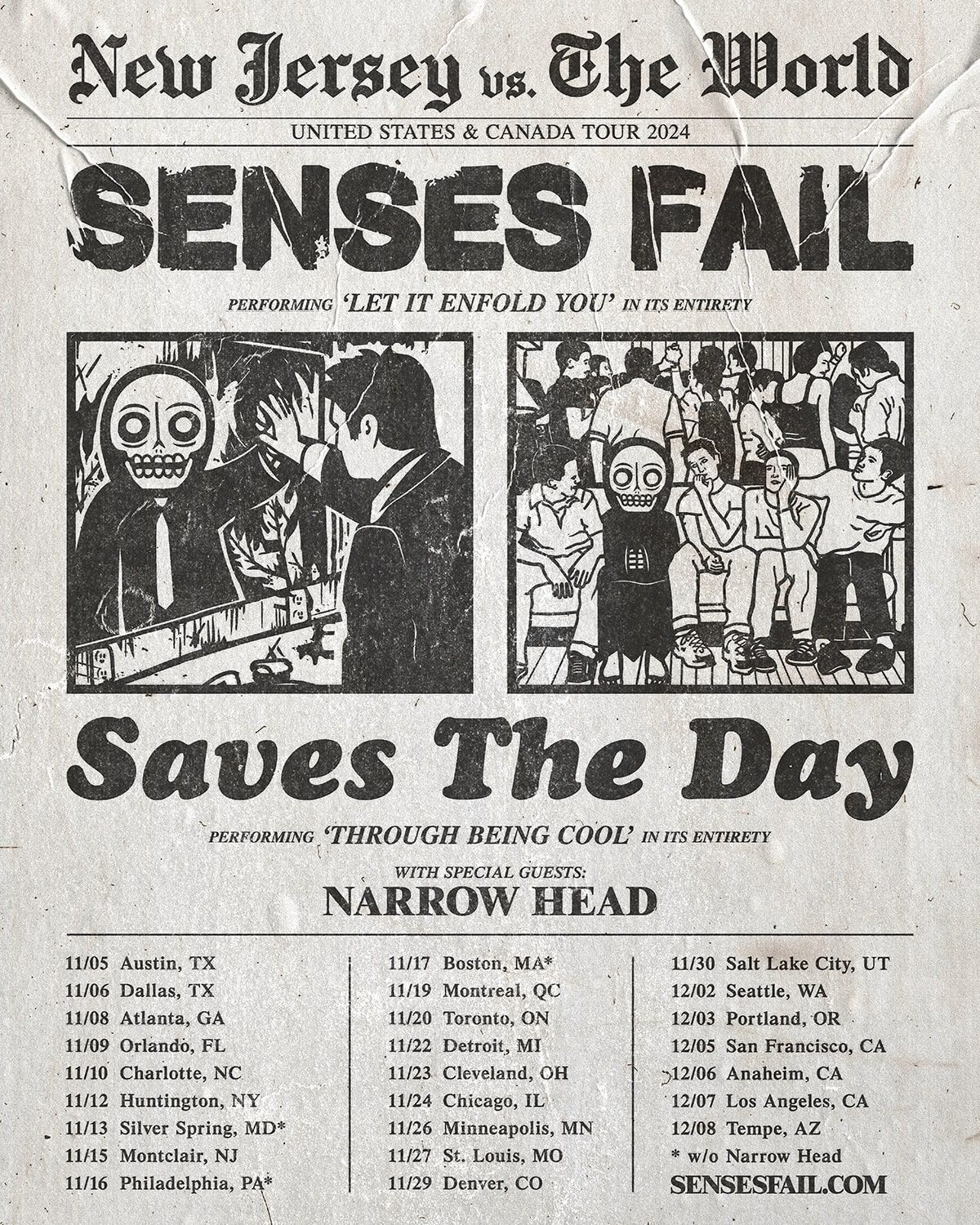 SENSES FAIL and SAVES THE DAY