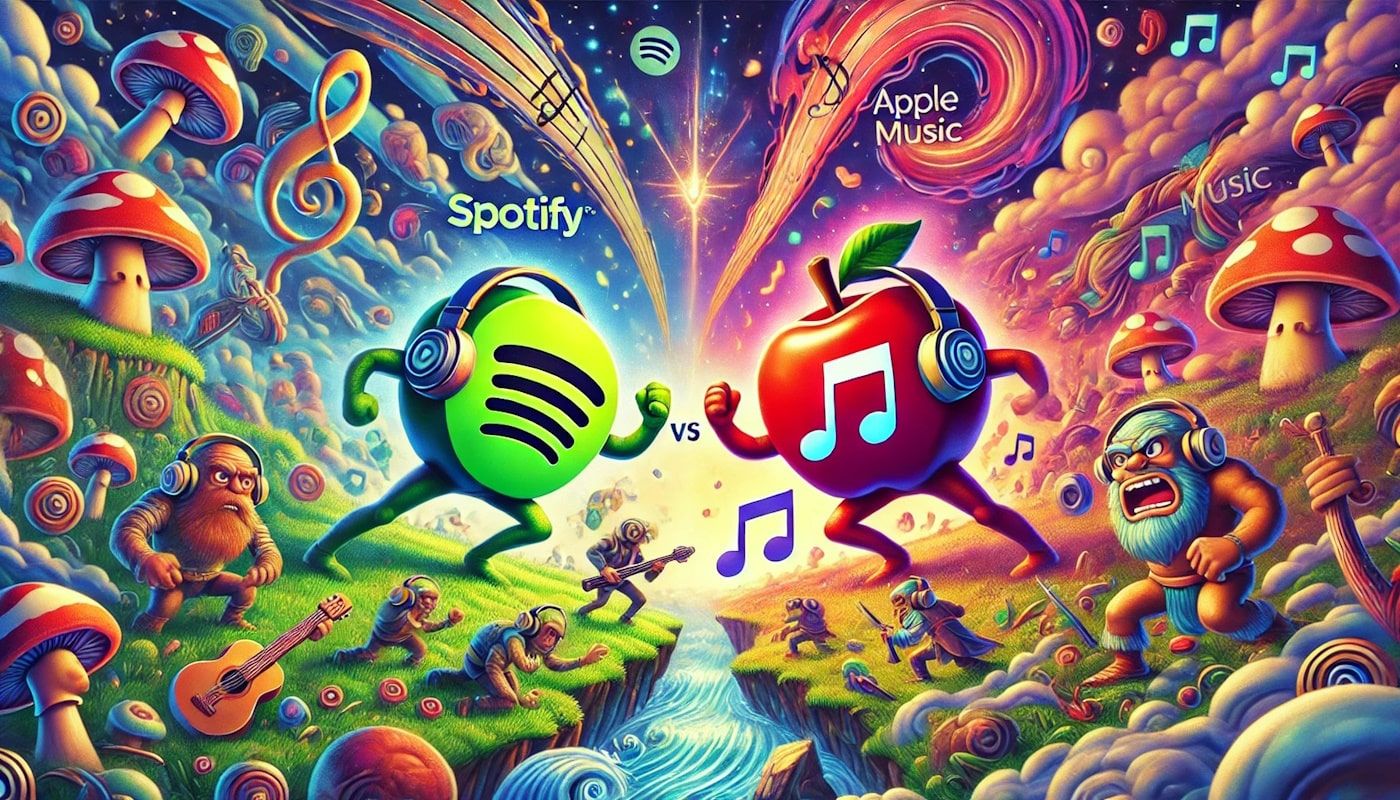 Spotify and Apple Music,