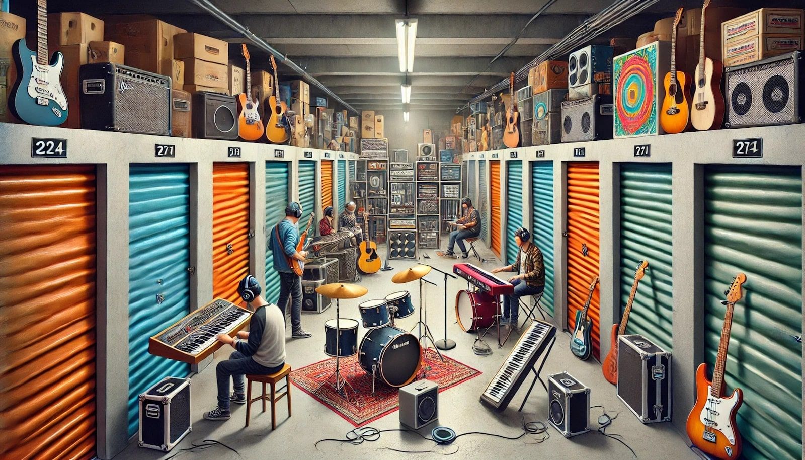 Amplifying Creativity How Storage Units Inspire Underground Music