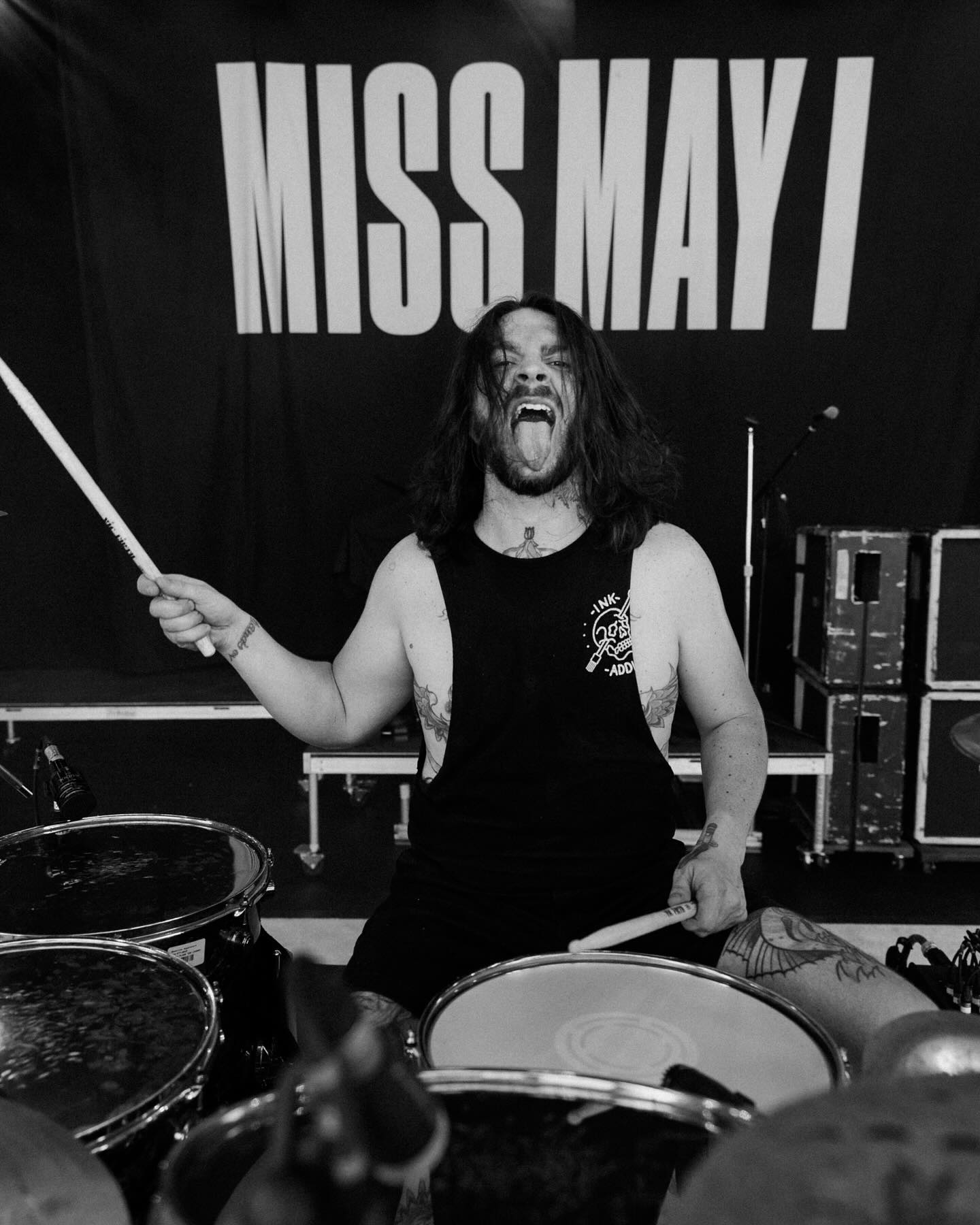 MISS MAY I drums by @aaronberkshireofficial