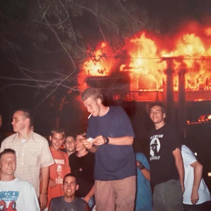 Chad Percy and members of Sleeping Body and Voice of Reason Photo by Michelle Kratchman