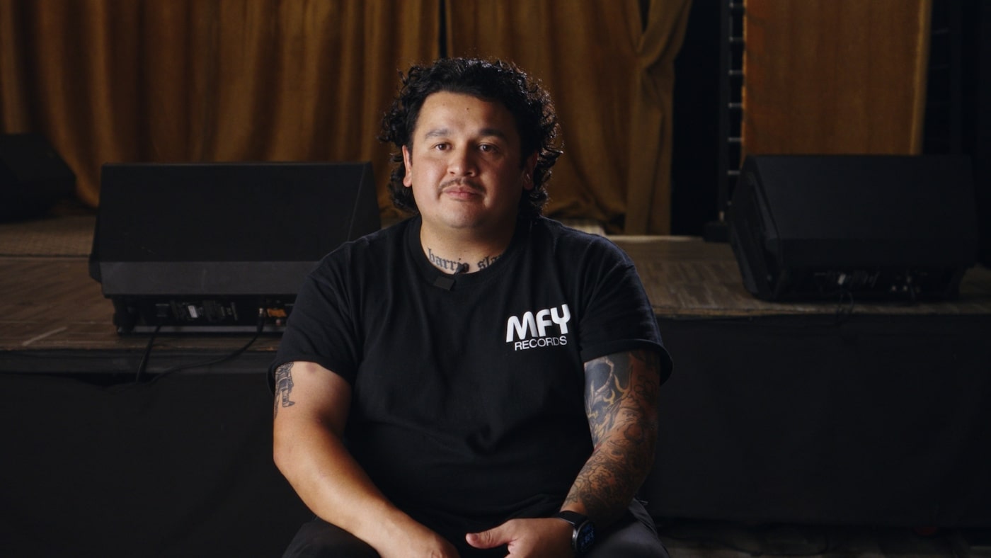 Victor Campos, frontman of Barrio Slam and founder of Mosh For Youth