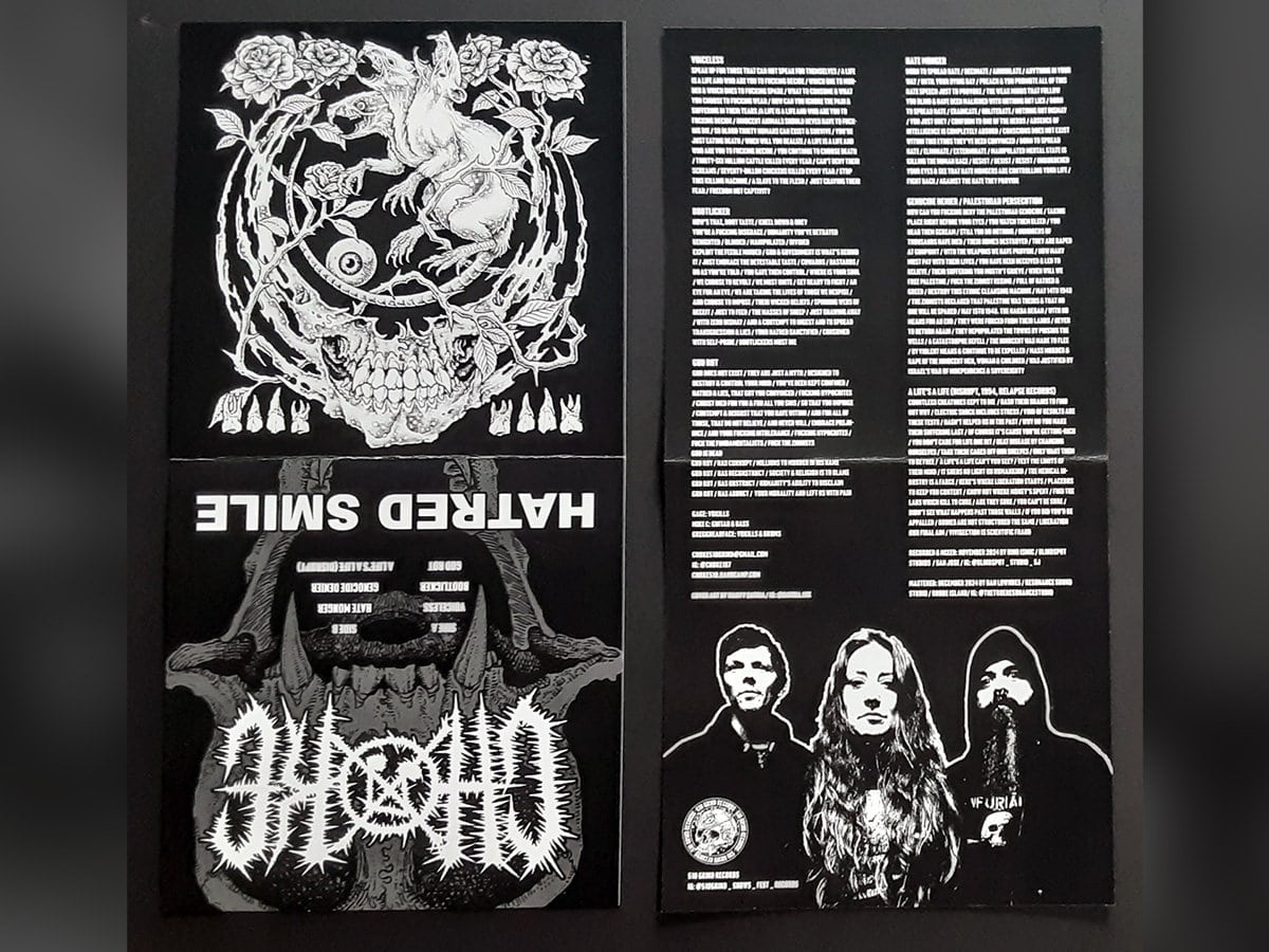 Grinding powerviolent hardcore punks CHOKE document anger as structure on the twin EPs “Hatred Smile” and “Hatred Embraced” 1 Choke