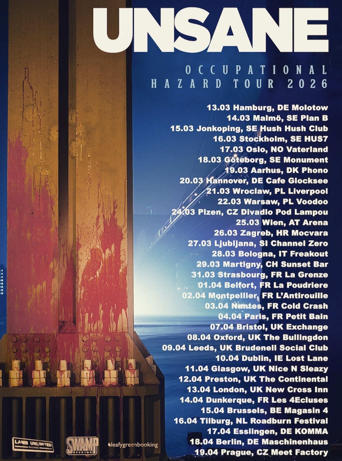 Chris Spencer on UNSANE’s “Occupational Hazard”, its new reissue, and finally playing the album front to back 2 UNSANE dates updated