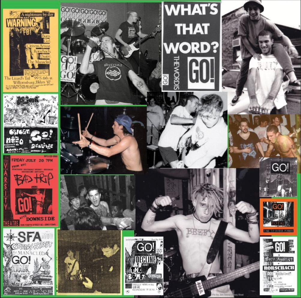 Behind the gatefold reissue of GO!'s 1989-91 New York hardcore recordings after thirty years out of print 3 GO - Just Say Go!