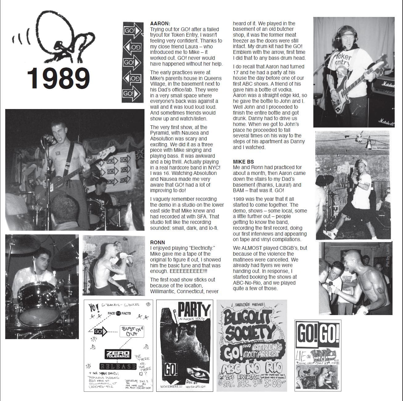 Behind the gatefold reissue of GO!'s 1989-91 New York hardcore recordings after thirty years out of print 4 GO!