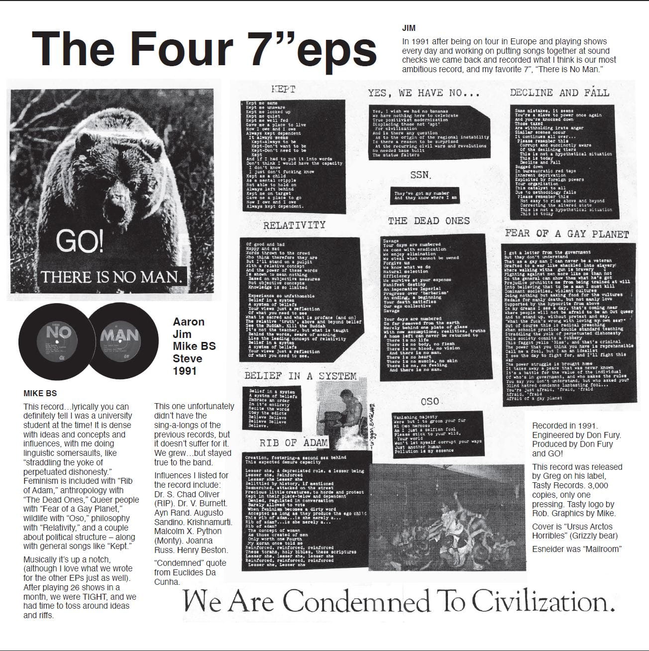 Behind the gatefold reissue of GO!'s 1989-91 New York hardcore recordings after thirty years out of print 2 GO!