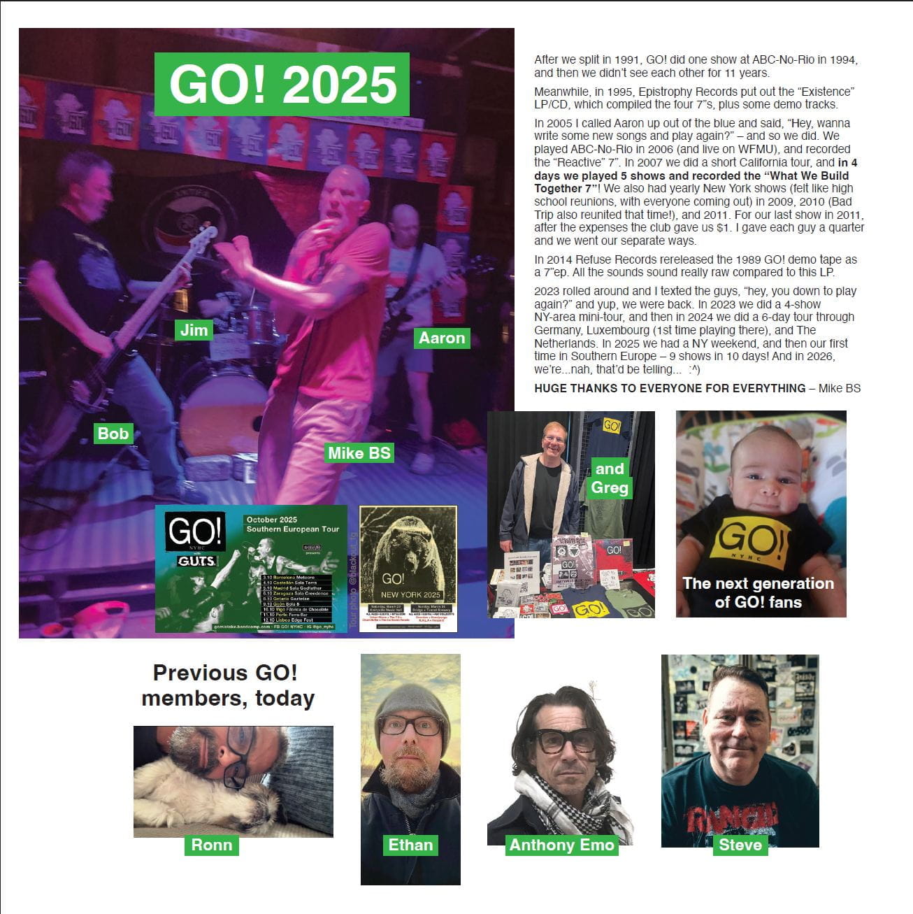 Behind the gatefold reissue of GO!'s 1989-91 New York hardcore recordings after thirty years out of print 16 GO!