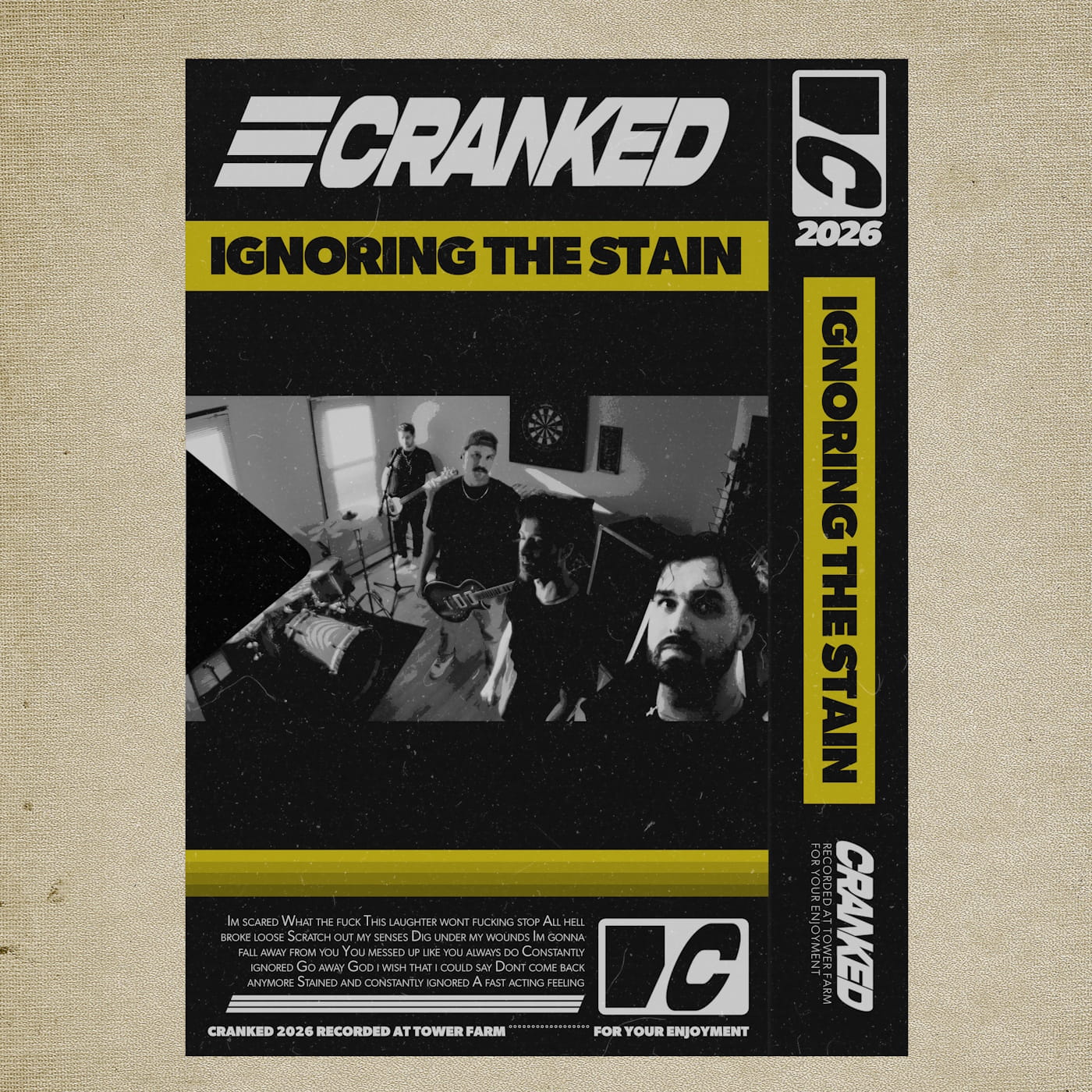 CRANKED premiere “Ignoring The Stain,” a debut single and video made entirely at home 2 Cranked