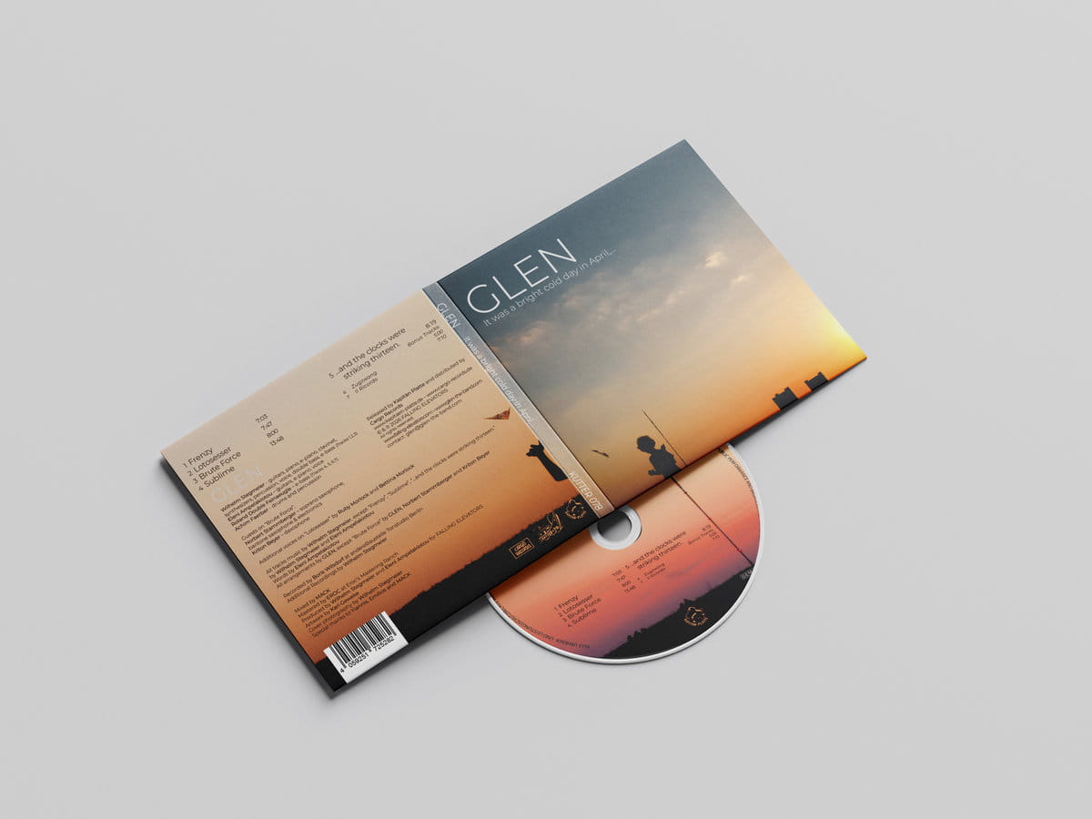 Art rockes GLEN name their fourth album after the opening line of Orwell's "1984" - and mean every word of it 1 GLEN´s new album IT WAS A BRIGHT COLD DAY IN APRIL,…