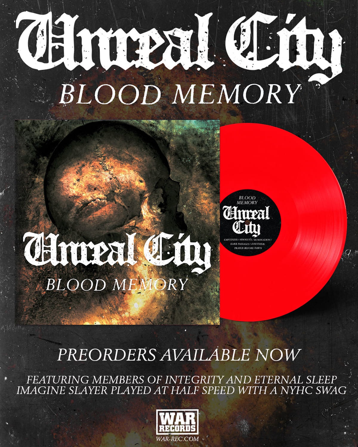 Pittsburgh hardcore band UNREAL CITY return with "Blood Memory" 1 Unreal City