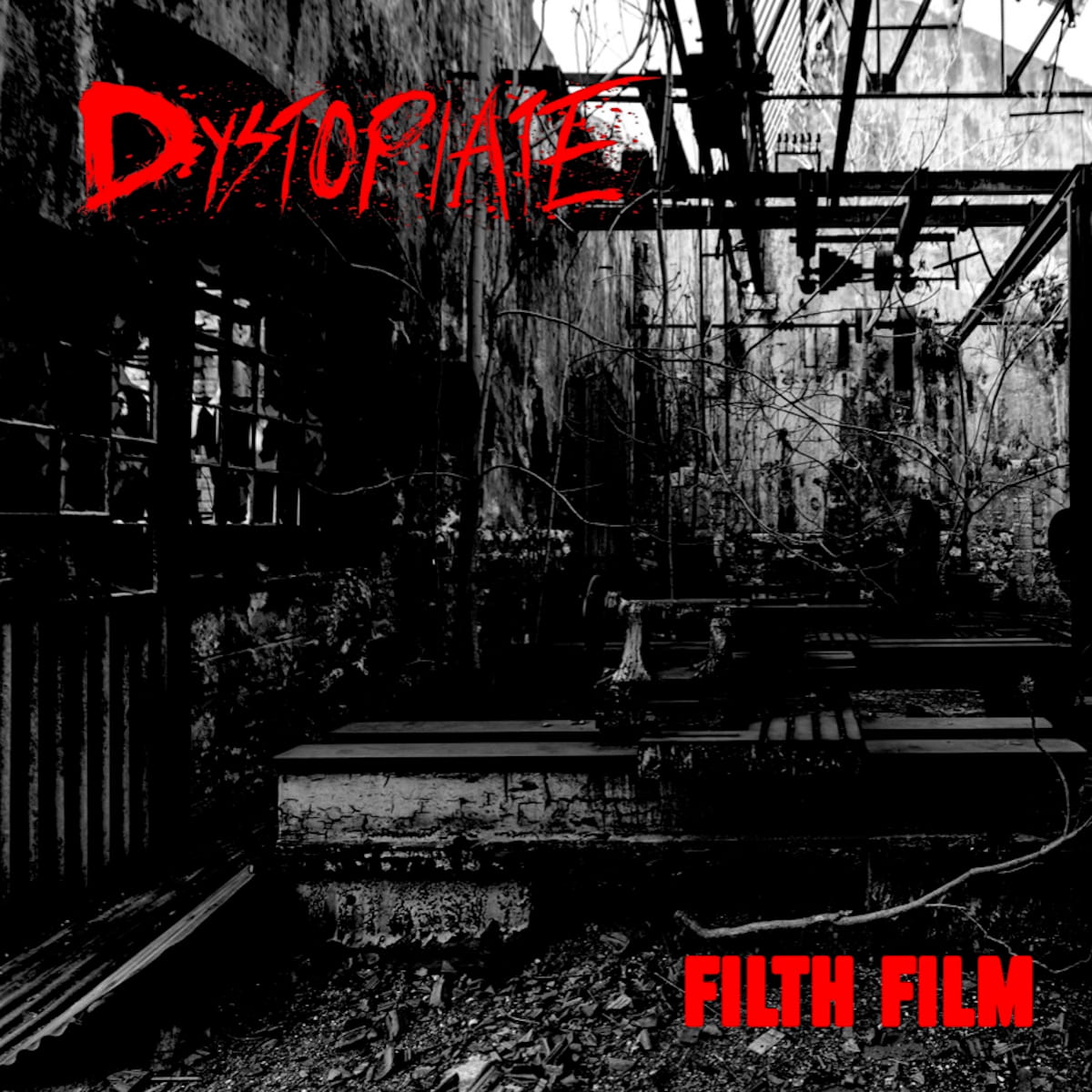 DYSTOPIATE strip it down to two and come back nastier on "Filth Film" 1 Dystopiate