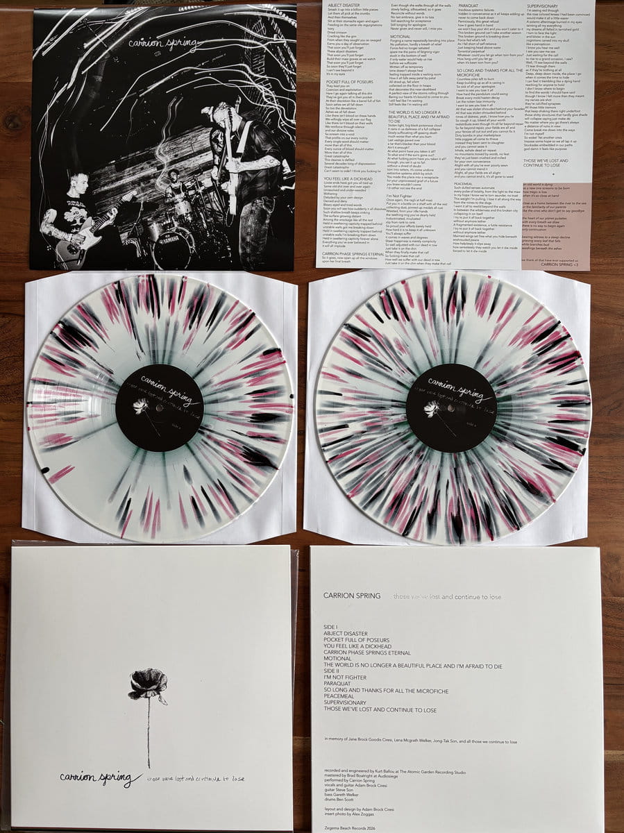 CARRION SPRING return with “Those We’ve Lost and Continue to Lose”, a 43-minute record shaped by grief, illness, and a long road back 2 Carrion Spring