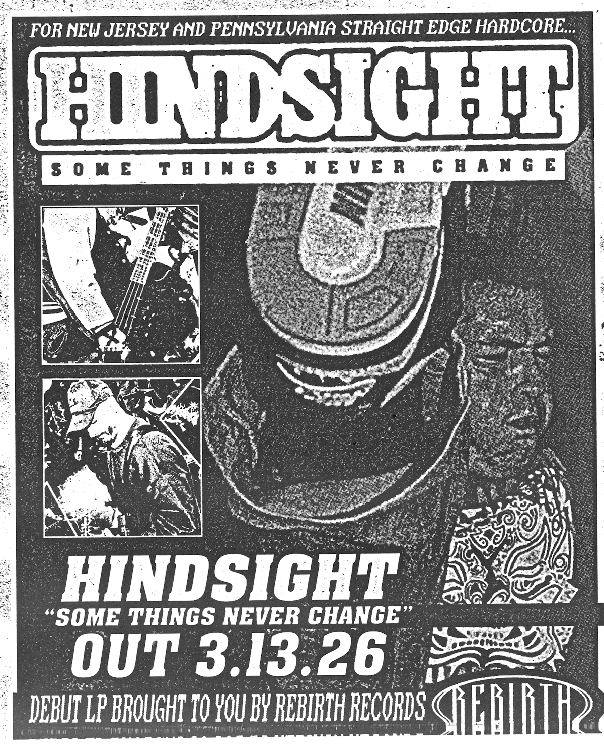 HINDSIGHT talk "Some Things Never Change," straight edge as a lived thing, and the Northeast hardcore rooms keeping it all moving 4 HINDSIGHT