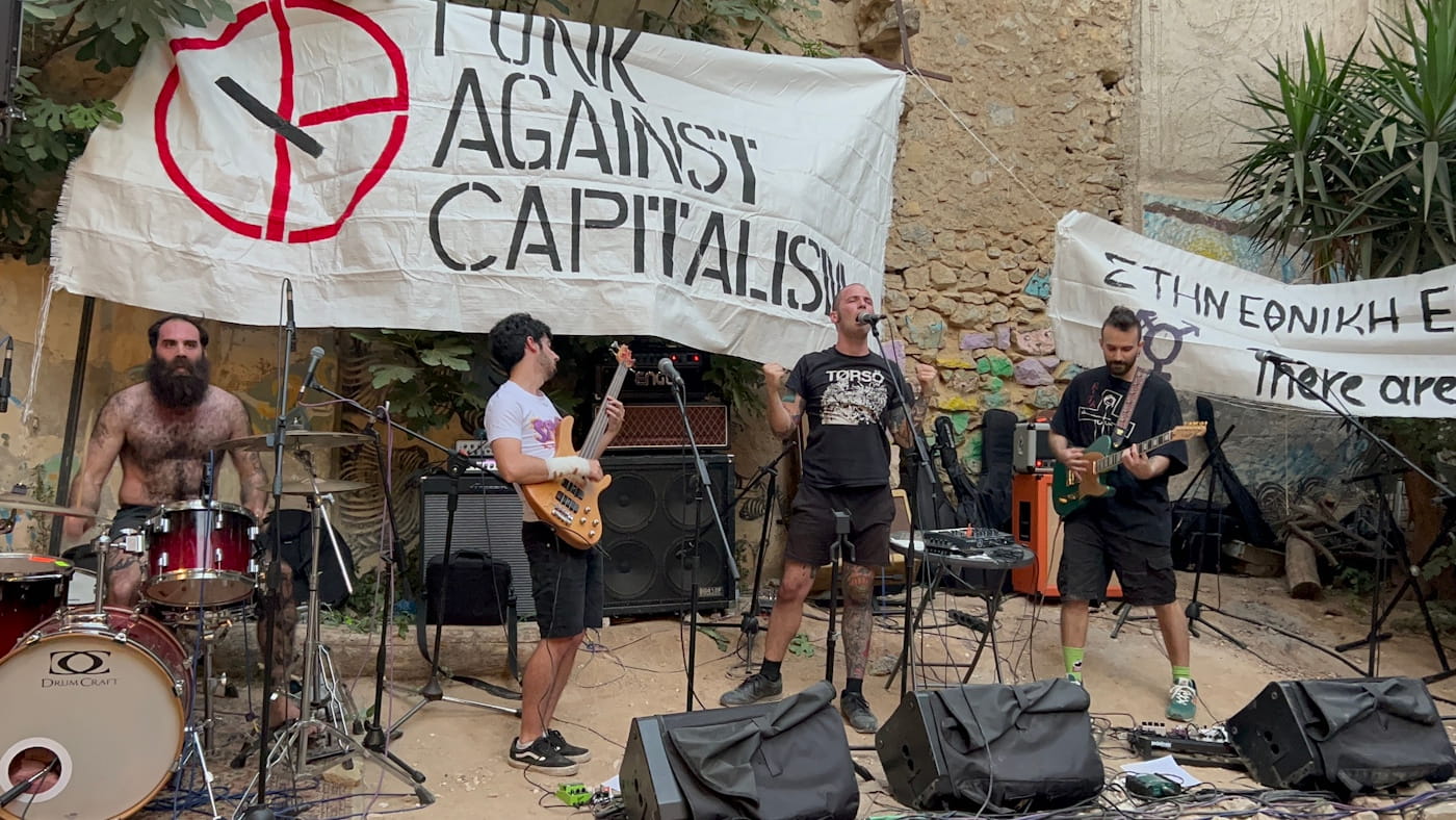 Greek weird noise rockers FALOODA discuss Athens scene, "Recipe for Concussion", written in a building sold to make room for tourists 2 Falooda