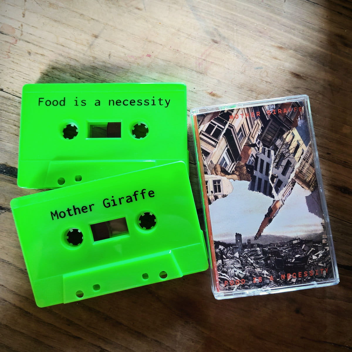 Sicily’s MOTHER GIRAFFE map late-capitalist anxiety and turn repetition into pressure on “Food Is a Necessity” 3 Mother Giraffe