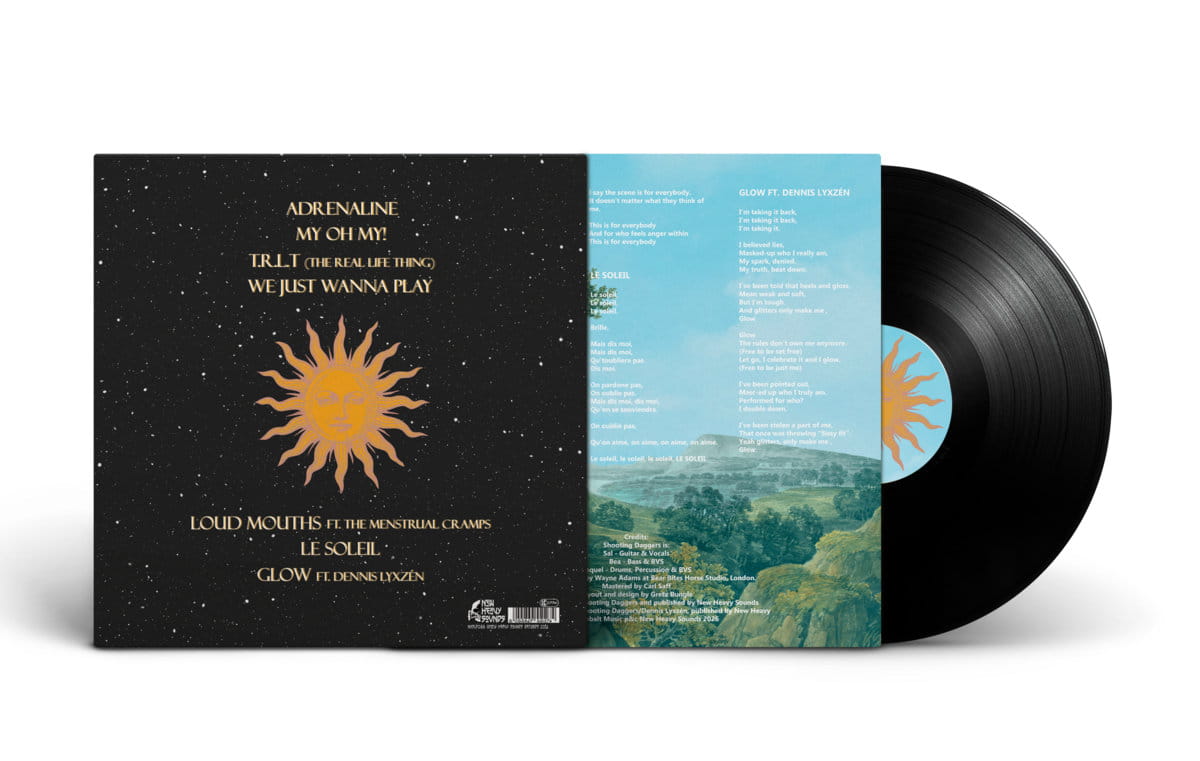 London’s SHOOTING DAGGERS link up with Dennis Lyxzén, turn friendship, activism, and motion into “The Real Life Thing” 2 Shooting Daggers