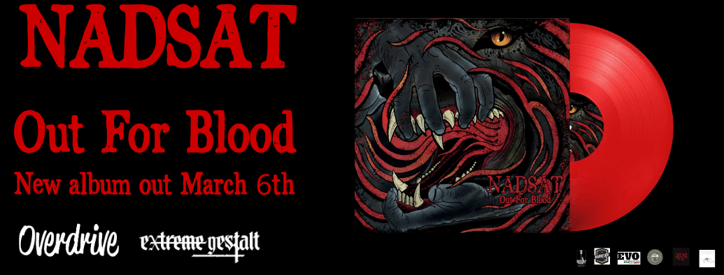 Noise rock goes ugly & heavy on "Out for blood" by NADSAT 1 Nadsat