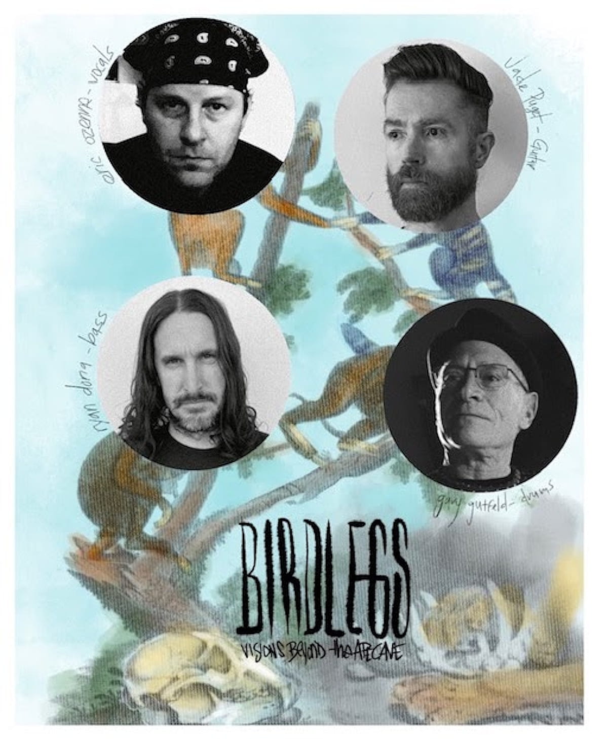 Hardcore pack BIRDLEGS confronts inherited damage and digital control on “Visions Beyond The Ape Cave” 2 Birdlegs