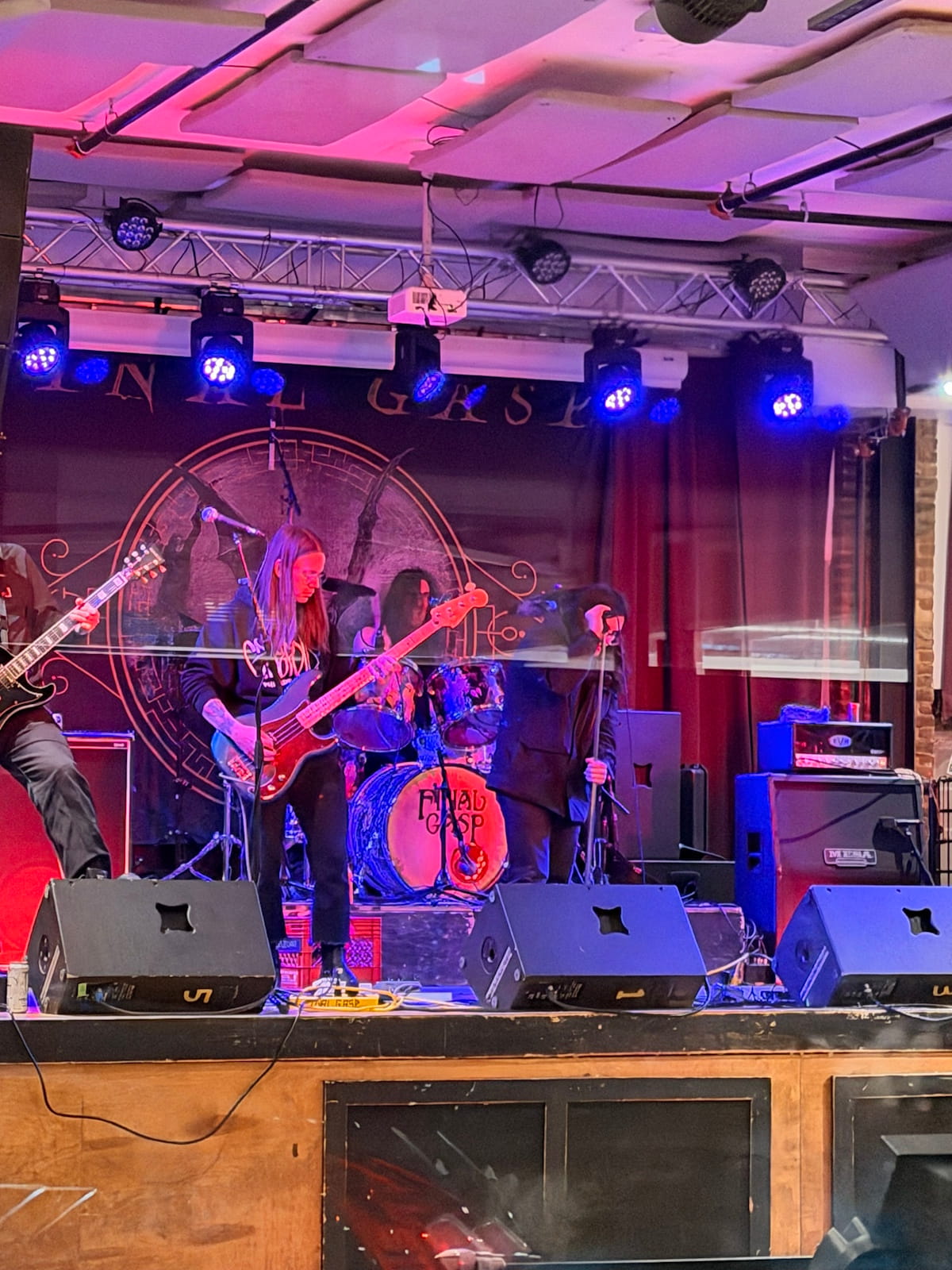 FINAL GASP map 26 days of tour life behind “New Day Symptoms,” ghost towns, bad gigs and all 1 Boston Day 1 Soundcheck